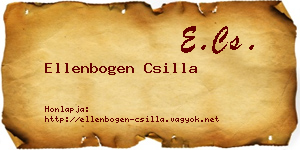 Ellenbogen Csilla névjegykártya